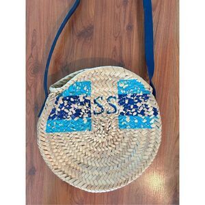 Lindroth designs palm beach ratan crossbody bag